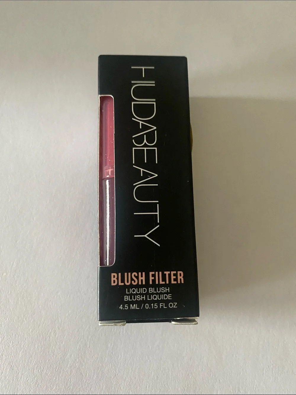 Huda Beauty Strawberry Cream Blush Filter Liquid Blush -Dusty Rose Full Size NEW